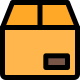 Parcel box ready for delivery and shipping icon