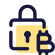 Lock Bitcoin icon