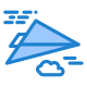 aeroplanino-di-carta-esterno-web-design-e-sviluppo-flatarticons-blue-flatarticons icon