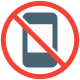 No Smartphones icon