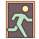 Notausgangsschild icon