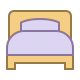 Letto singolo icon