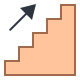 階段を上がる icon