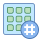 Hashtag Activity Grid icon