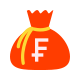 Money Bag Franc icon