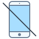 No dispositivi mobili icon