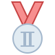 Medalha olímpica de prata icon