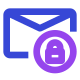 Message lock icon