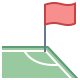 Fútbol Corner Filled icon