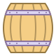 Madera barril de cerveza icon