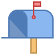 Mailbox Opened Flag Up icon