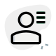 Hamburger menu on a user preferred device icon