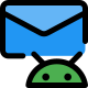 Email client software in Android operating system icon