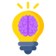 外部大脑想法科学技术向量板平面向量板 icon