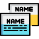 Name Card icon