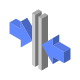 Fusionner verticalement icon