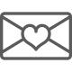 Lettre d&#39;amour icon