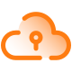 Privater Cloud Speicher icon