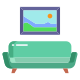 Couch And Photo Frame icon