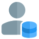 Data storage by a user for the company server icon