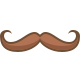 Moustache en croc icon