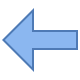 Flèche pointant vers la gauche icon