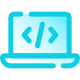 Codificación para computadora portátil icon