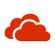 OneDrive vermelho icon