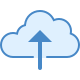 In die Cloud laden icon