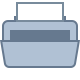 Impressora de porta aberta icon