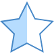 Star Half Empty icon