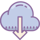 Scarica da Cloud icon