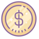 US-Dollar eingekreist icon