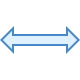 Redimensionner horizontallement icon