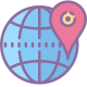 Localização mundial icon