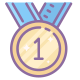 Medalha de primeiro lugar icon