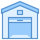 Garage ouvert icon