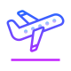 Flugzeug Abflug icon