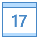 Kalender 17 icon