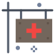 Hospital Sign icon