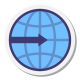 旋转的地球 icon