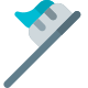 Toothbrush with tooth sensitivity activated ingredients added icon