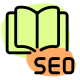 Books on seo and general digital marketing icon