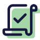 Scroll verificato icon