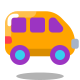 Shuttle bus icon