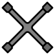 Cross icon