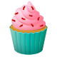 カップケーキの絵文字 icon