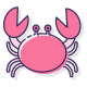 Crab icon