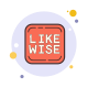 Likewise icon