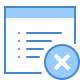 Delete Document icon